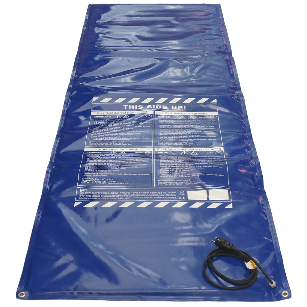 Imagen del producto: Esterilla para descongelación Kuhlmann, LxA 3.000 x 1.000 mm, 230 V, 1.050 W, con enchufe Schuko