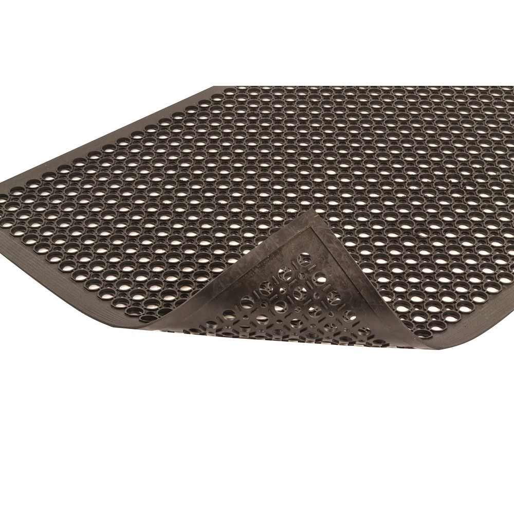 Número de imagen del producto 4: Esterilla para puesto de trabajo de áreas húmedas o secas, orificios de drenaje, An x Fo 910 x 1.520 mm