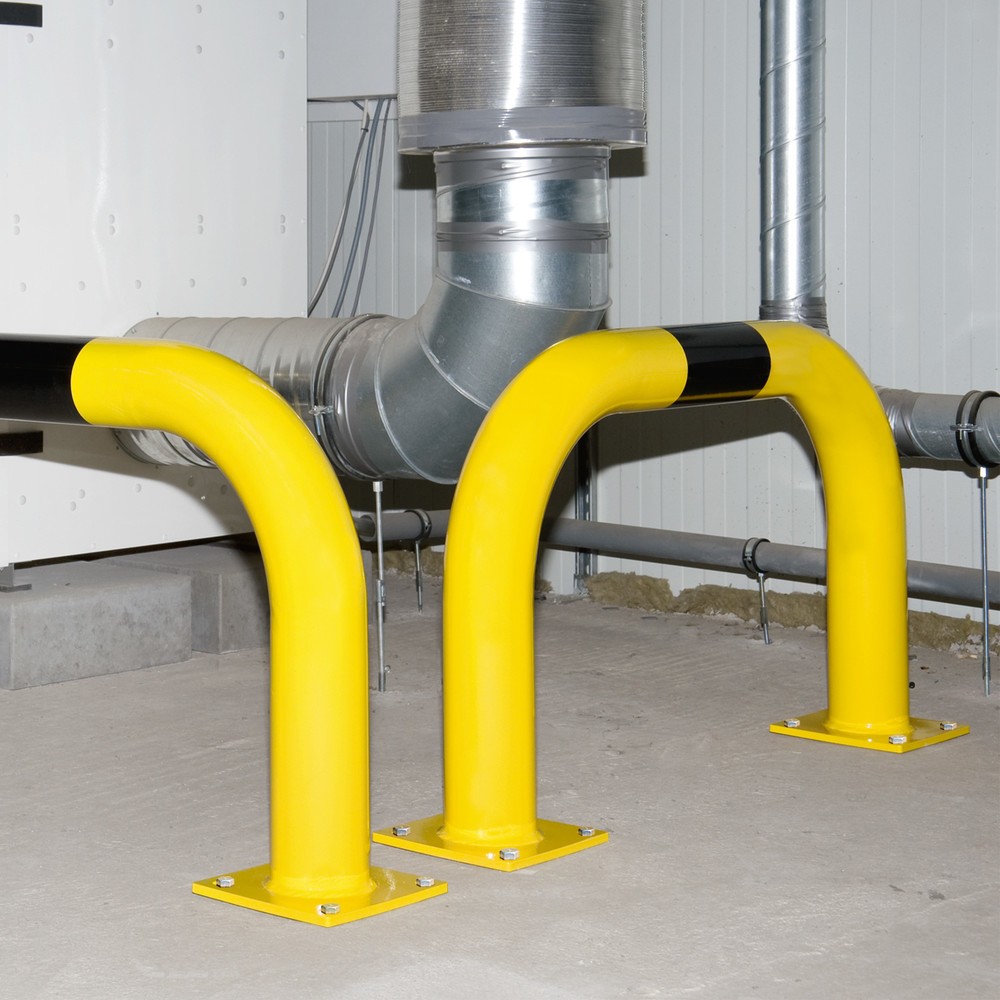 Número de imagen del producto 2: Estribo de protección antichoques, aplicación exterior, Ø 108 mm, Al x An 600 x 1.000 mm