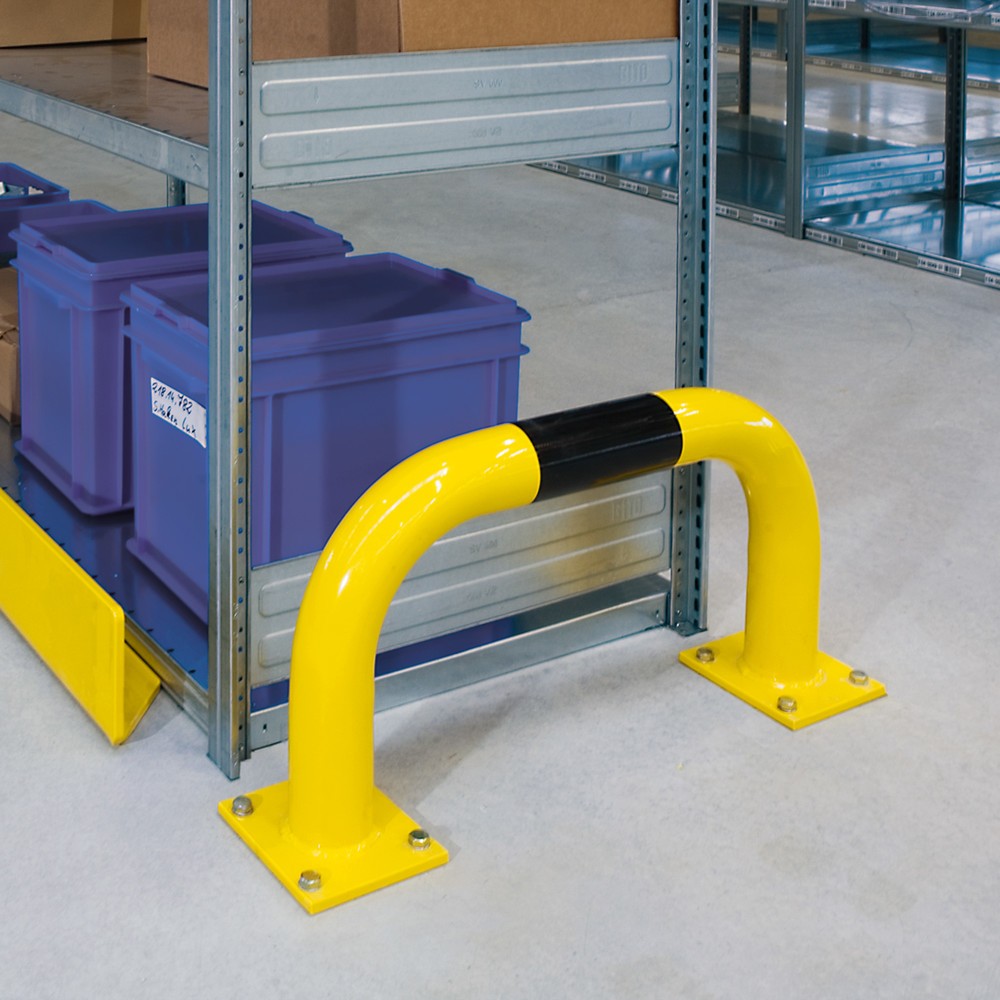 Imagen del producto: Estribo de protección antichoques, aplicación interior, Ø 76 mm, Al x An 350 x 750 mm