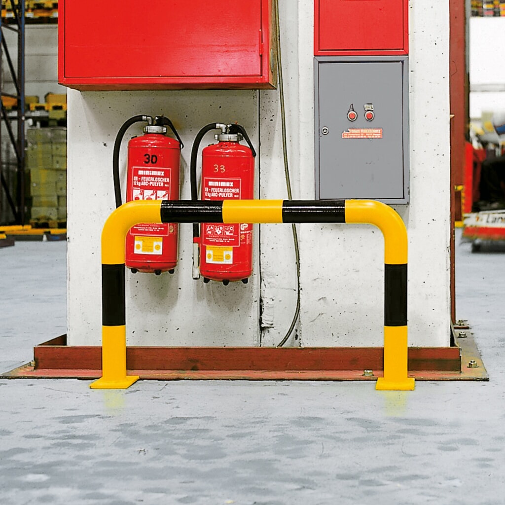 Estribo de protección antichoques, aplicación interior, Ø 76 mm, Al x An 350 x 375 mm Número de imagen del producto 4: Estribo de protección antichoques, aplicación interior, Ø 76 mm, Al x An 350 x 375 mm