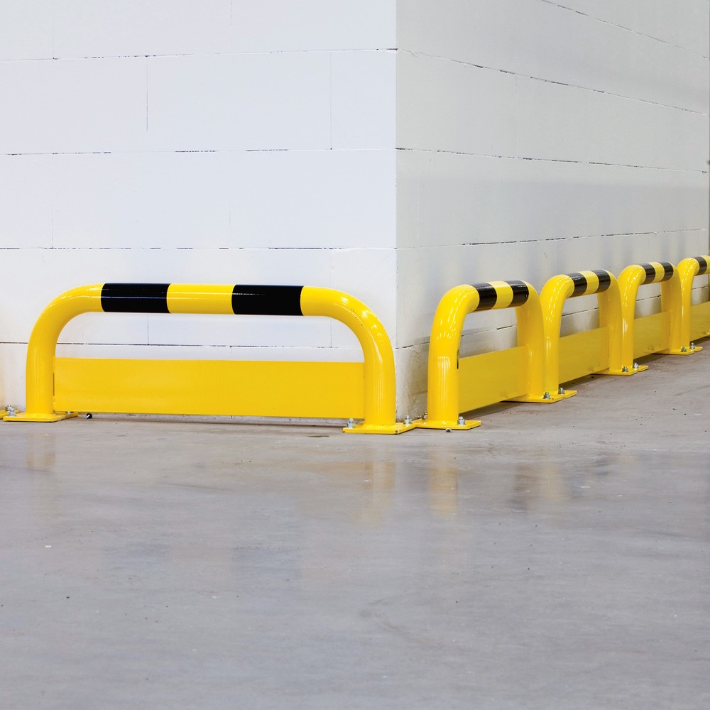Número de imagen del producto 3: Estribo de protección antichoques con protección frente al acceso inferior Al x An 350 x 1.000 mm