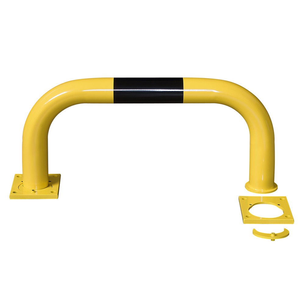 Imagen del producto: Estribo de protección antichoques para anclar con tacos Al x An 350 x 750 mm