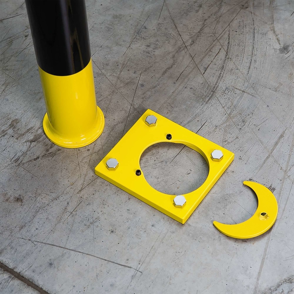 Número de imagen del producto 3: Estribo de protección antichoques para anclar con tacos Al x An 600 x 1.000 mm