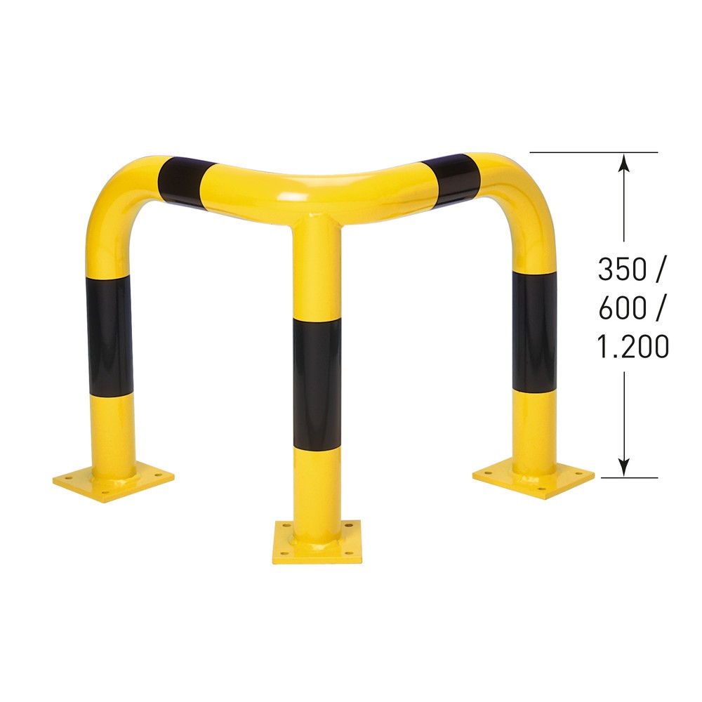 Número de imagen del producto 3: Estribo de protección de esquinas, aplicación interior y exterior, galvanizado por inmersión en caliente, altura 350 mm
