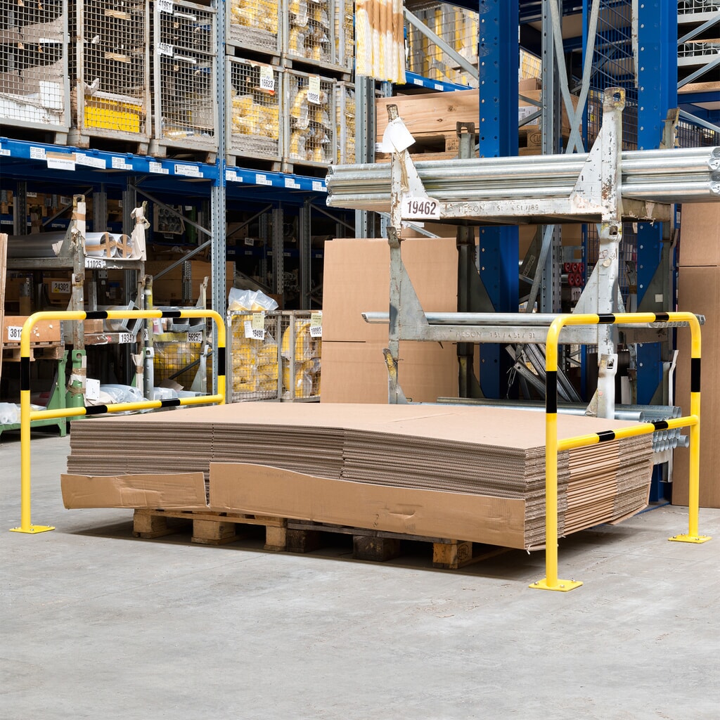 Estribo de protección pequeño, aplicación en interiores, Al x An 1.000 x 2.000 mm Número de imagen del producto 2: Estribo de protección pequeño, aplicación en interiores, Al x An 1.000 x 2.000 mm