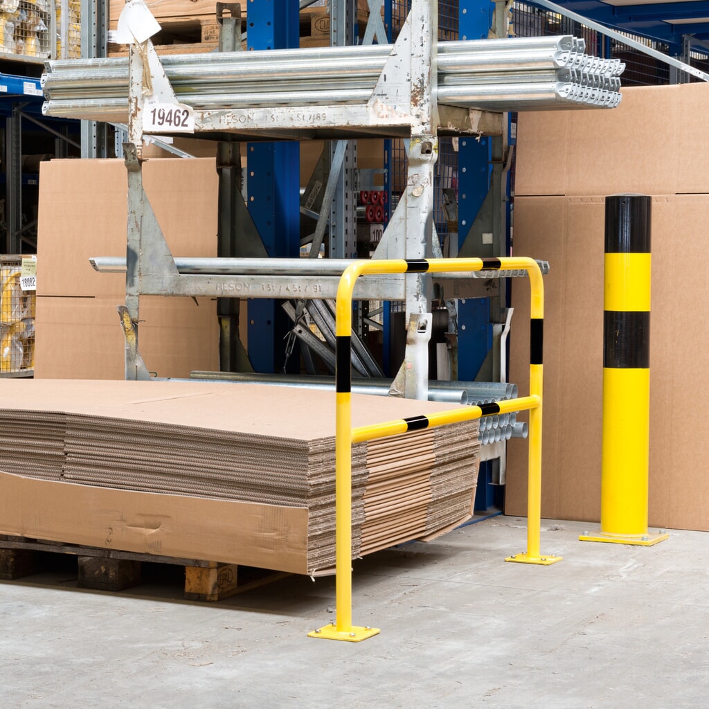 Estribo de protección pequeño, aplicación en interiores, Al x An 1.000 x 2.000 mm Número de imagen del producto 4: Estribo de protección pequeño, aplicación en interiores, Al x An 1.000 x 2.000 mm
