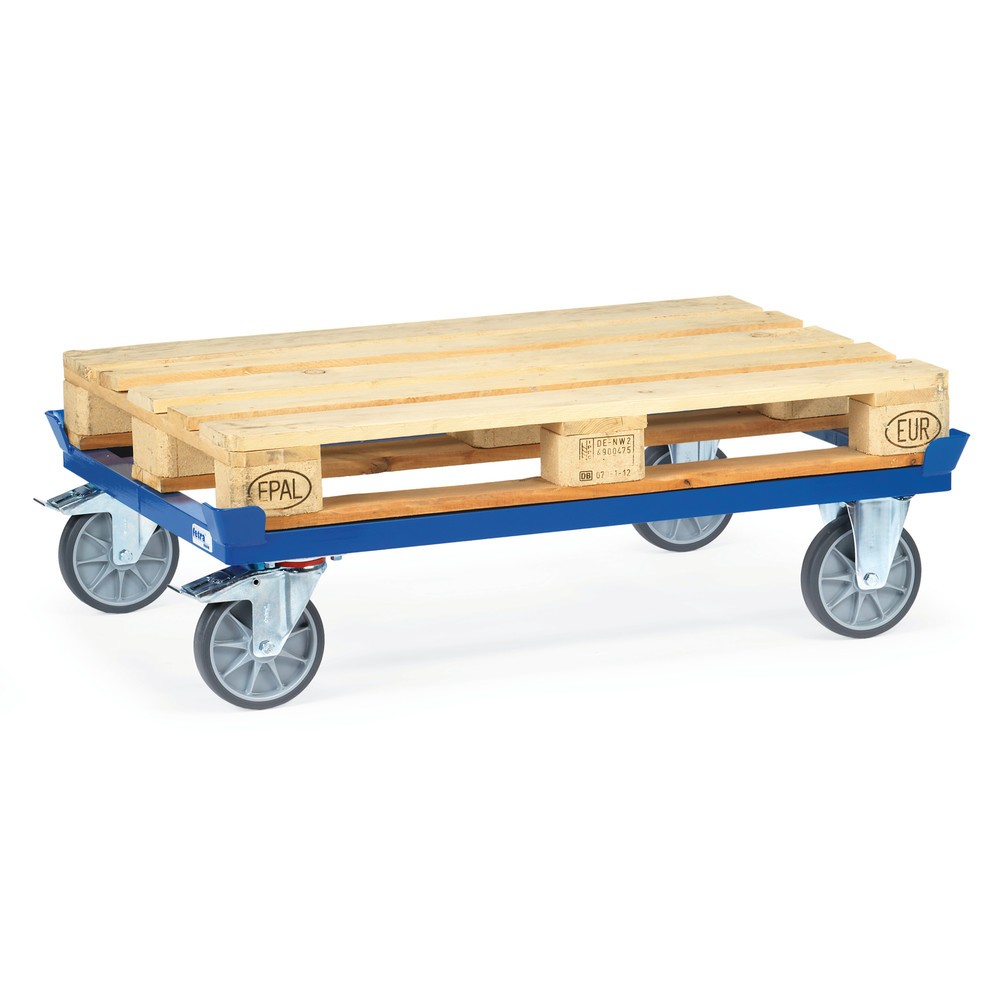 Número de imagen del producto 4: Bastidor fetra® con esquinas de encajado, CC 750 kg para palets 1.000 x 800 mm, bandajes de TPE
