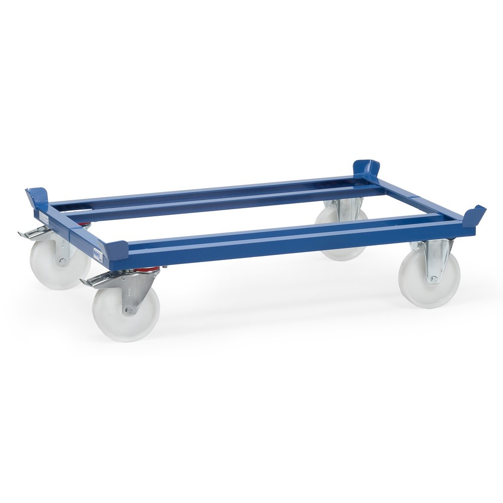 Imagen del producto: Bastidor fetra® con esquinas de encajado, CC 1.000 kg para palets 1.000 x 800 mm, bandajes de poliamida