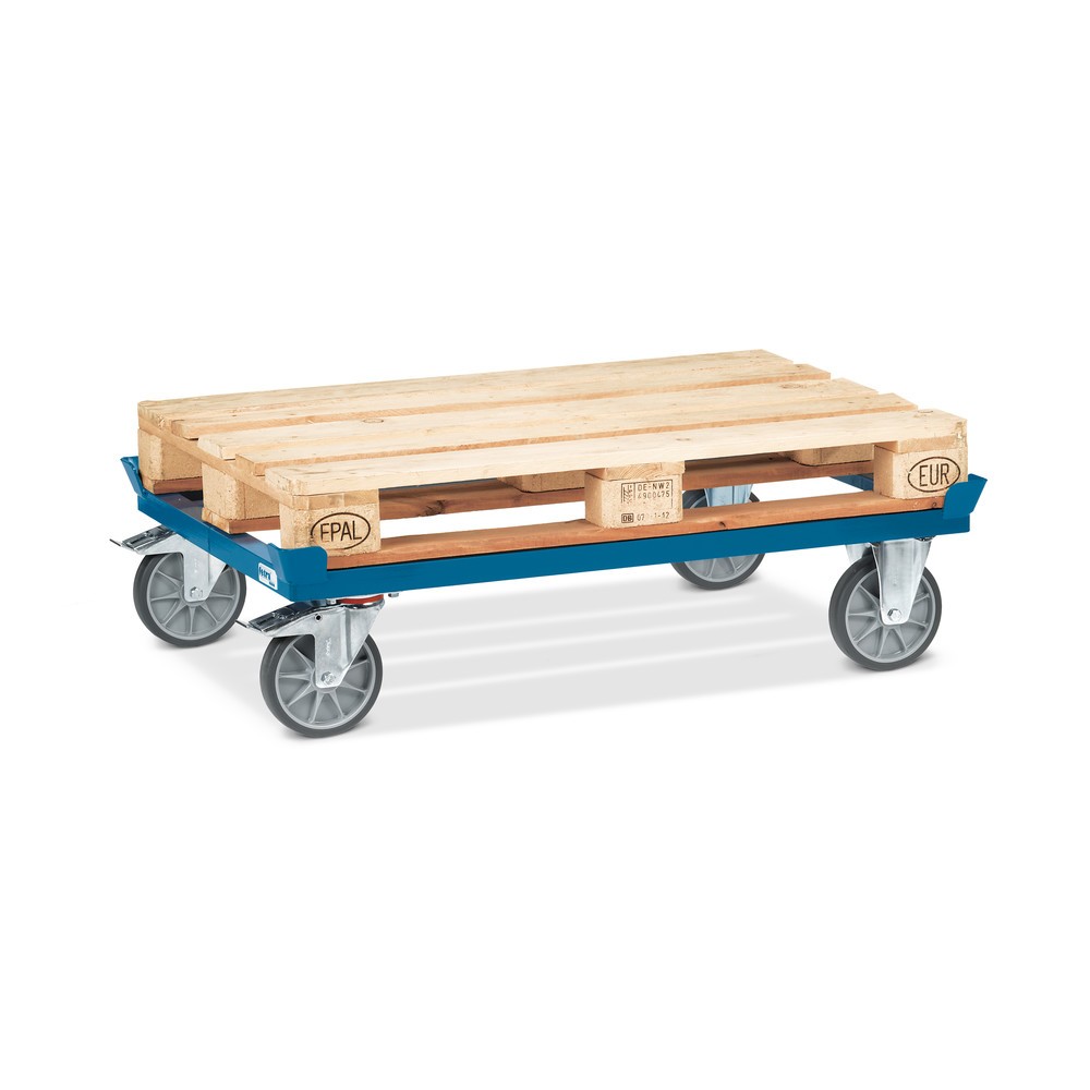 Número de imagen del producto 5: Bastidor fetra® con esquinas de encajado, CC 750 kg para palets 1.000 x 800 mm, bandajes de TPE