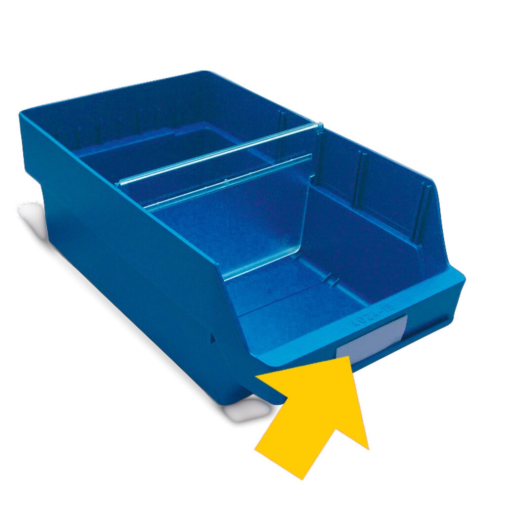 Imagen del producto: Etiquetas para cajas de almacenaje, An x H 75 x 30 mm