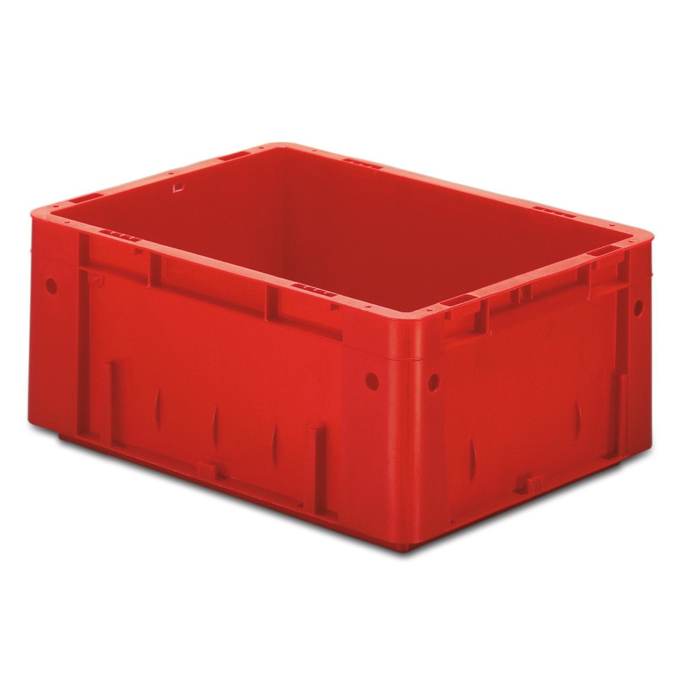 Número de imagen del producto 1: Euro - Contenedor apilable para cargas pesadas (14,5 litros), color rojo