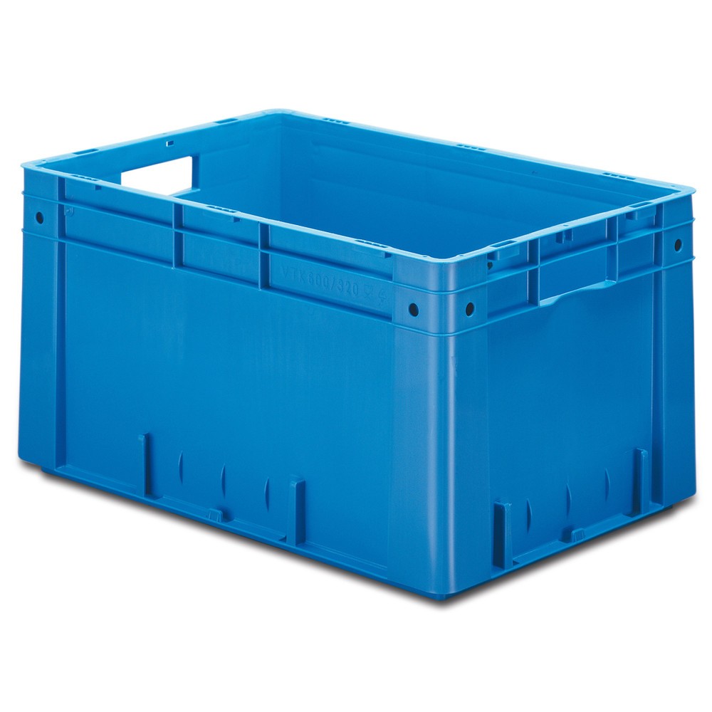 Imagen del producto: Eurocontenedor apilable para cargas pesadas, 31 litros, gris
