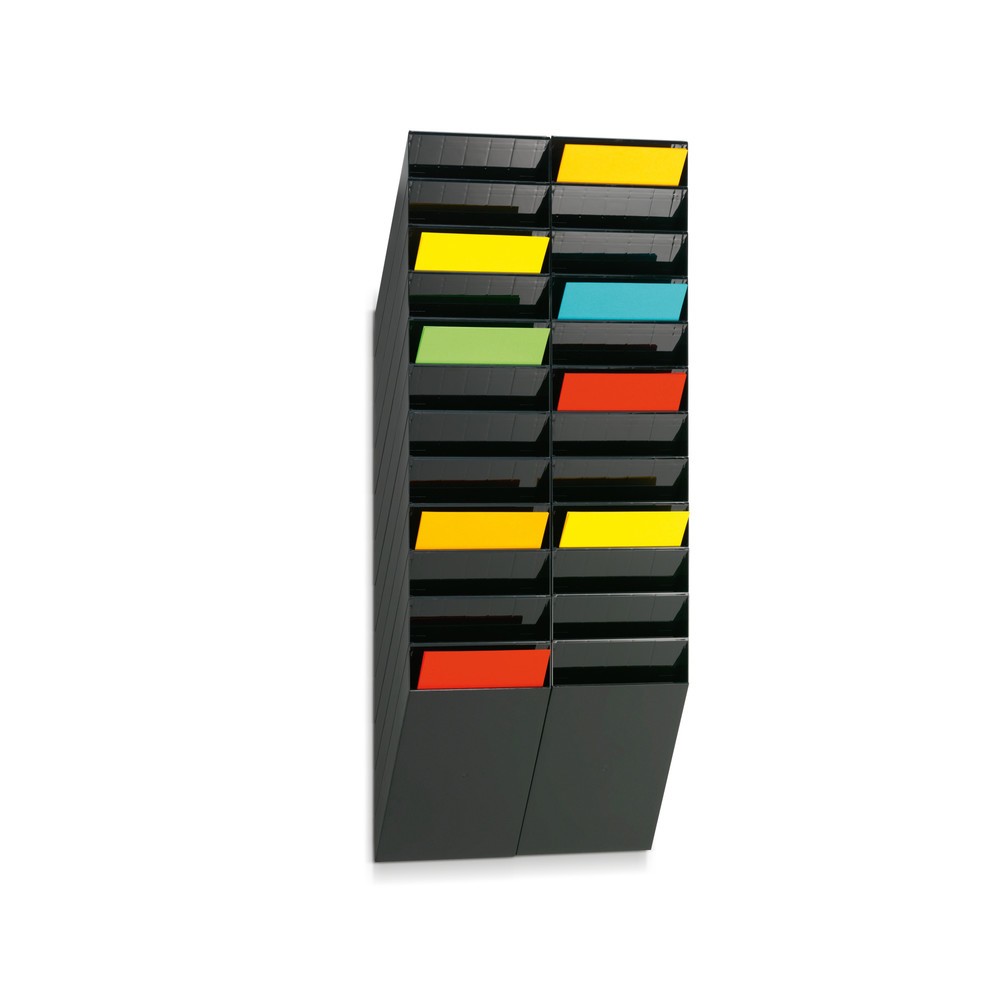 Número de imagen del producto 1: Expositor para prospectos DURABLE Flexiboxx, 12x DIN A4, vertical, negro