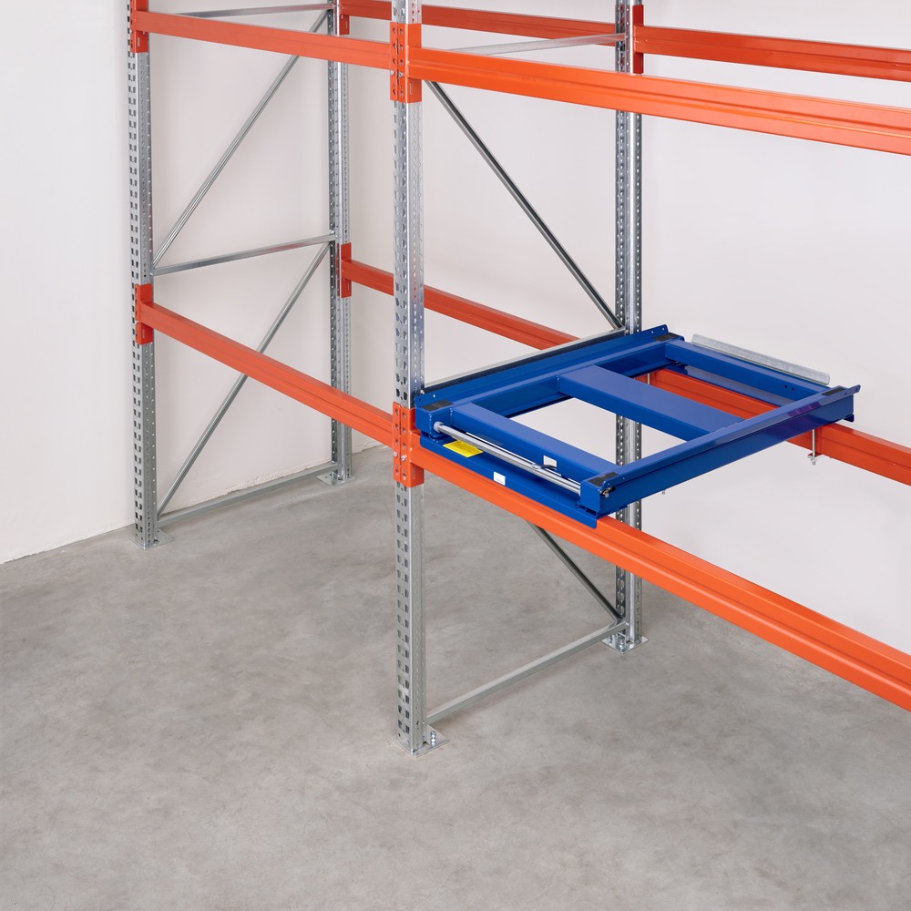 Número de imagen del producto 2: Extractor de palets para cargas pesadas, capacidad de carga 1.000 kg, 70 % de profundidad de extracción