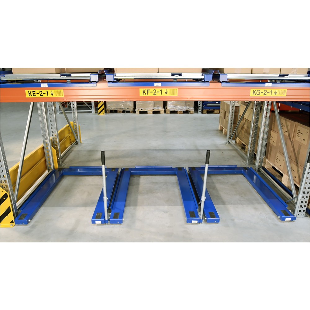 Número de imagen del producto 3: Extractor de palets, modelo de suelo, capacidad de carga 800 kg, profundidad de extracción de 85 %, con asa estándar de 700 mm