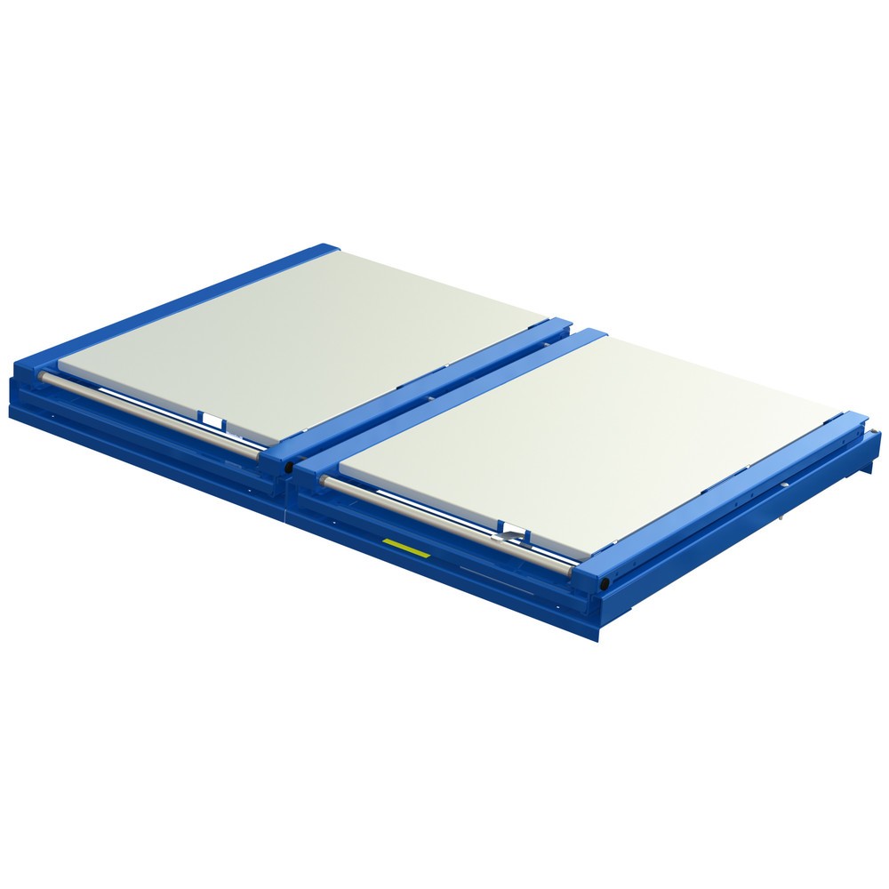 Número de imagen del producto 1: Extractor de palets XL, capacidad de carga 1.200 kg, profundidad de extracción 100 %, A x F 1.700 x 1.200 mm, incluye estante de acero