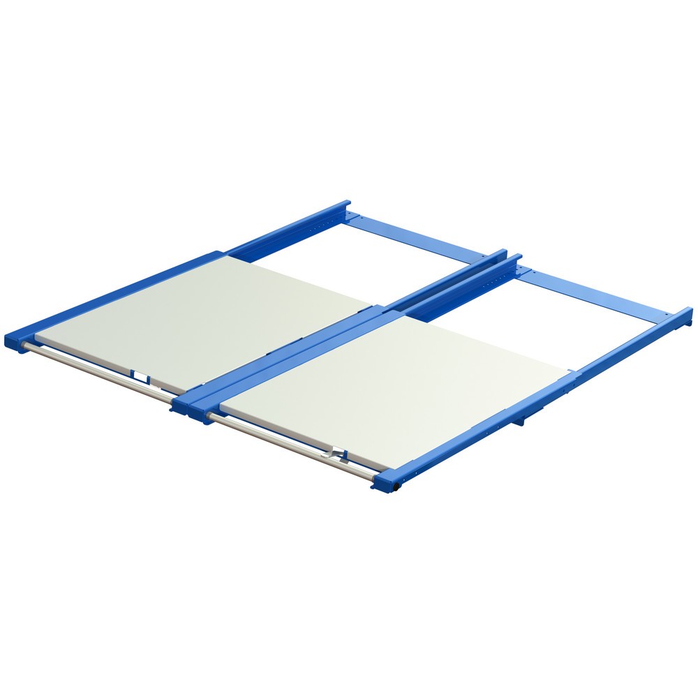 Número de imagen del producto 2: Extractor de palets XL, capacidad de carga 1.200 kg, profundidad de extracción 70 %, A x F 1.700 x 1.200 mm, con estante de acero