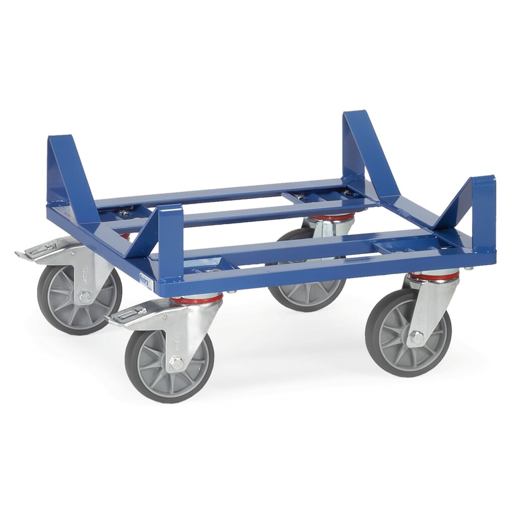 fetra® carro de transporte para fardos, acero en ángulo, capacidad de carga 400 kg, ancho An x F 500 x 500 mm Imagen del producto: fetra® carro de transporte para fardos, acero en ángulo, capacidad de carga 400 kg, ancho An x F 500 x 500 mm