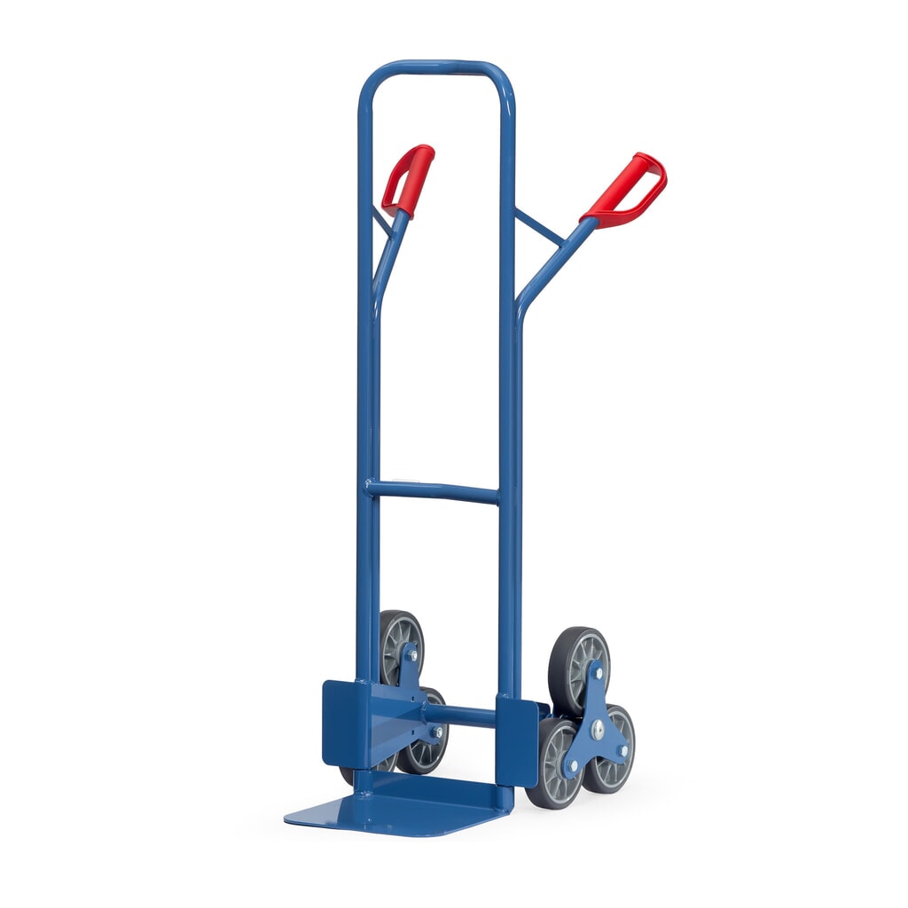 Imagen del producto: Fetra® Carcarro para escaleras, 3 brazos rueda estrella, capacidad de carga 200 kg, pala a 320 An x F 250 mm, acero