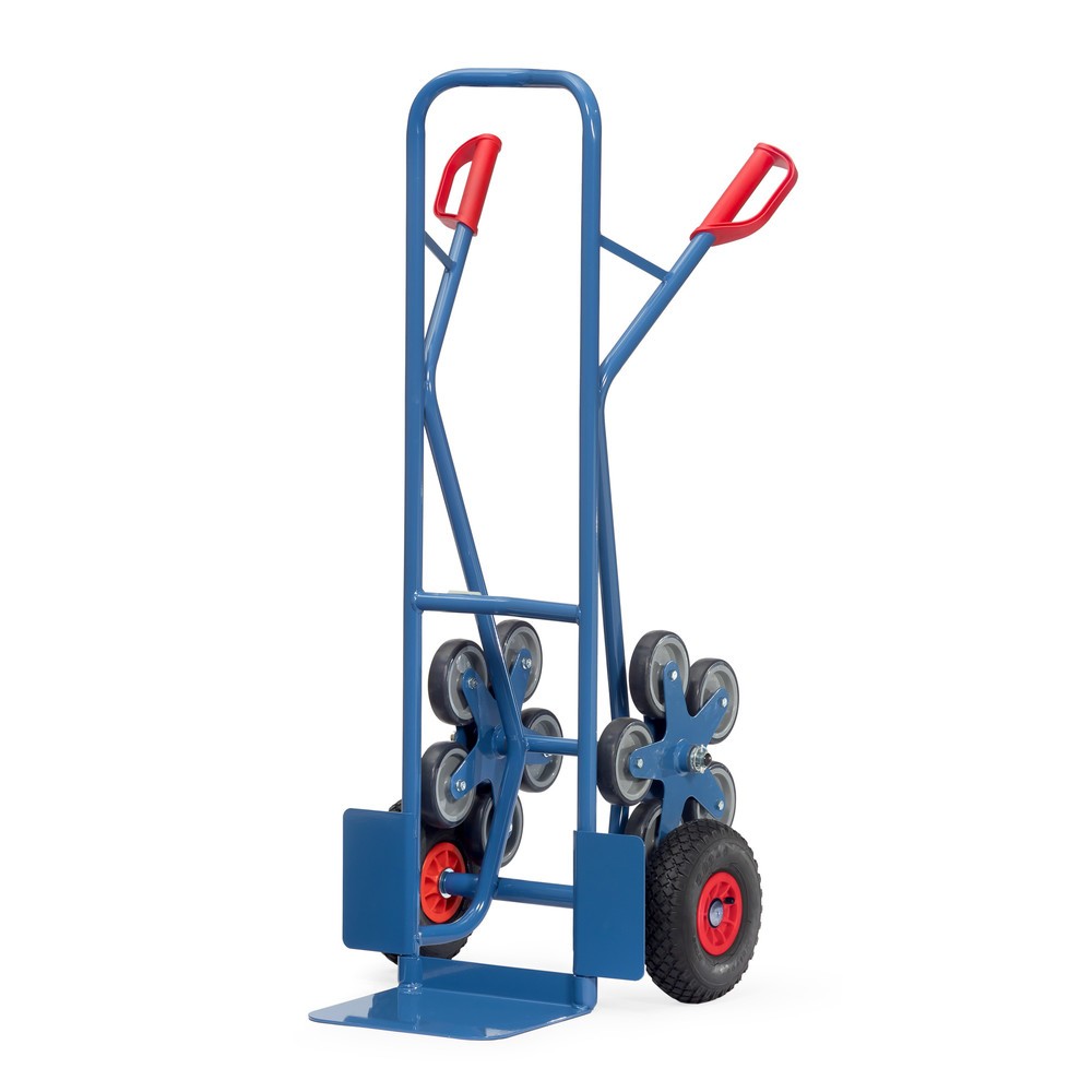 Imagen del producto: Fetra® Carcarro para escaleras, 5 rueda, capacidad de carga 200 kg, pala a 320 An x F 250 mm, acero