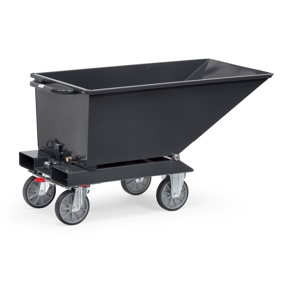 Número de imagen del producto 6: fetra® 0.25 m³ volquete to con Ruedas - Gris antracita