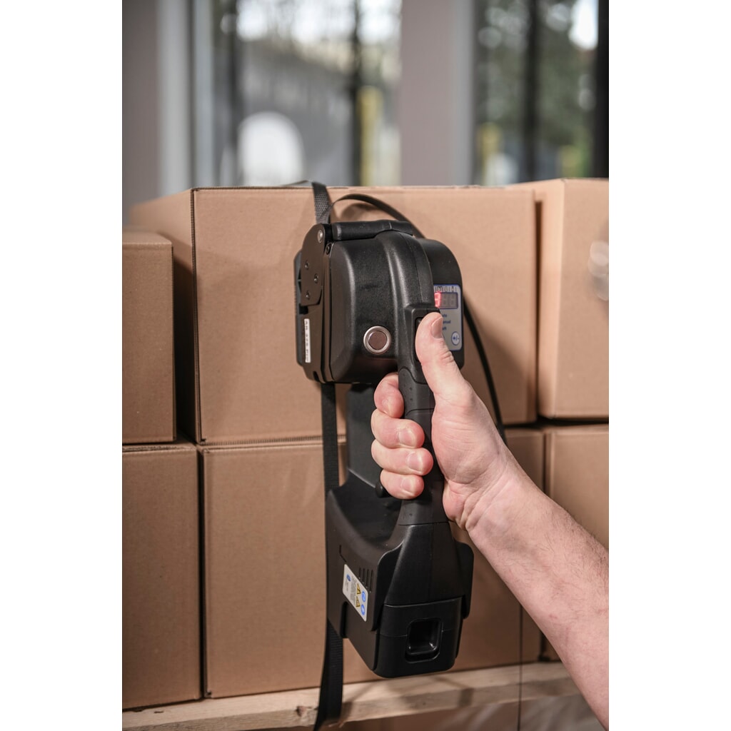 Flejadora con batería recargable Steinbock® AR 275 Pro, totalmente automática Número de imagen del producto 7: Flejadora con batería recargable Steinbock® AR 275 Pro, totalmente automática