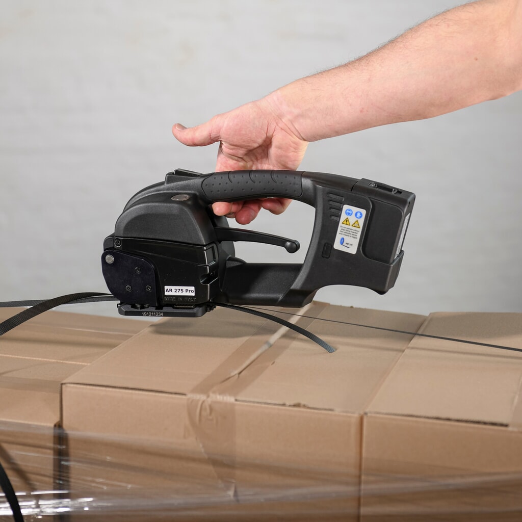 Flejadora con batería recargable Steinbock® AR 275 Pro, totalmente automática Número de imagen del producto 8: Flejadora con batería recargable Steinbock® AR 275 Pro, totalmente automática