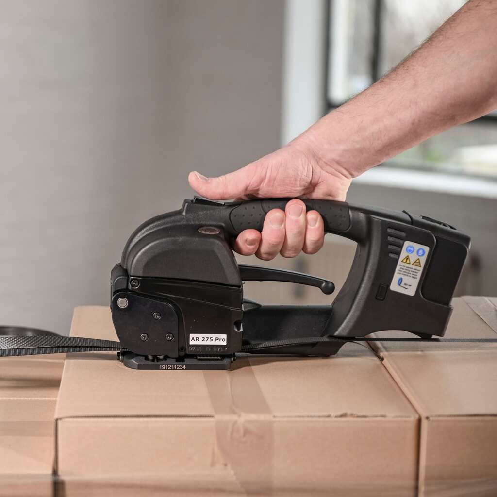 Flejadora con batería recargable Steinbock® AR 275 Pro, totalmente automática Número de imagen del producto 9: Flejadora con batería recargable Steinbock® AR 275 Pro, totalmente automática