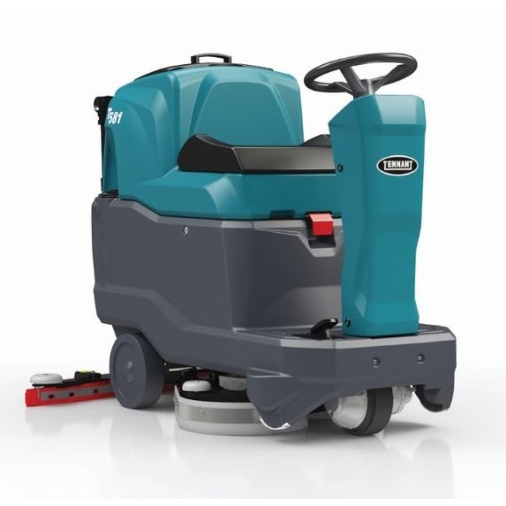 Imagen del producto: Fregadora aspiradora con conductor autoportado Tennant® T581 BT 55, batería, cepillo de 530 mm