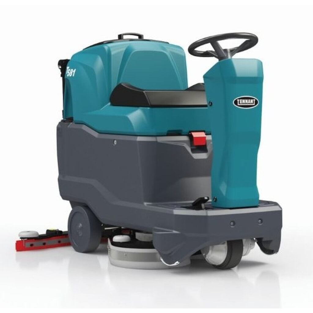 Imagen del producto: Fregadora aspiradora con conductor autoportado Tennant® T581 BT 55, batería, cepillo de 530 mm