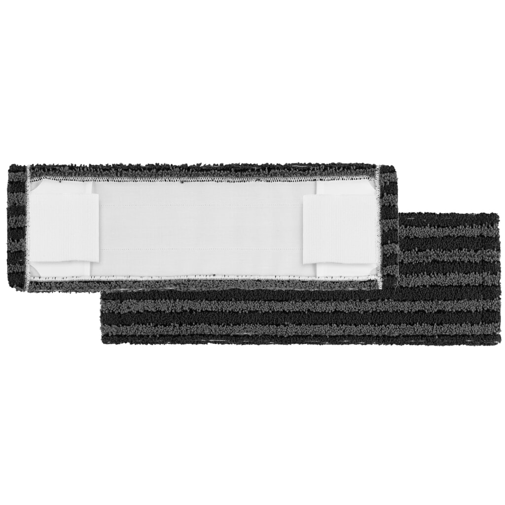 Mopa de microfibra Dust Killer Gris, con bolsillos y lengüetas, ancho 400 mm Imagen del producto: Mopa de microfibra Dust Killer Gris, con bolsillos y lengüetas, ancho 400 mm