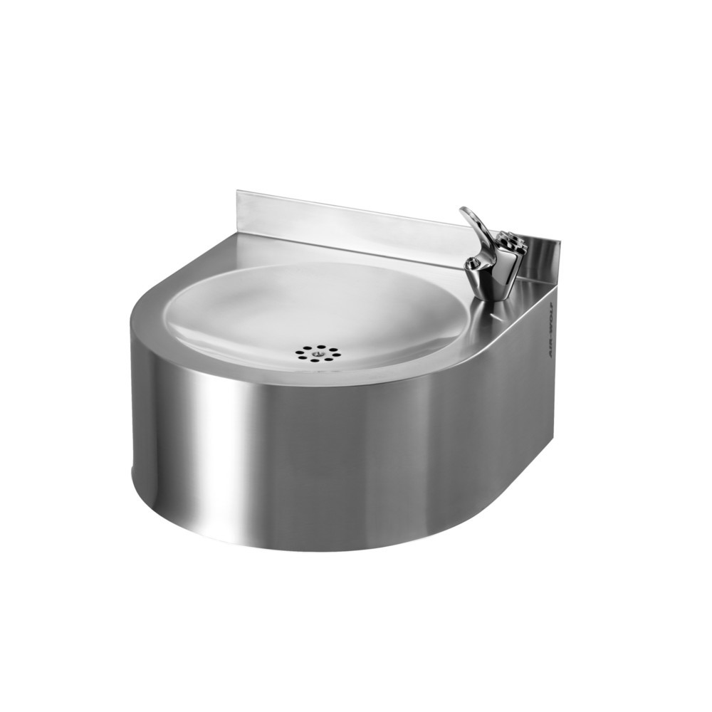 Imagen del producto: Fuente de agua potable Air-Wolf con chorro de agua en arco, de acero inoxidable cepillado