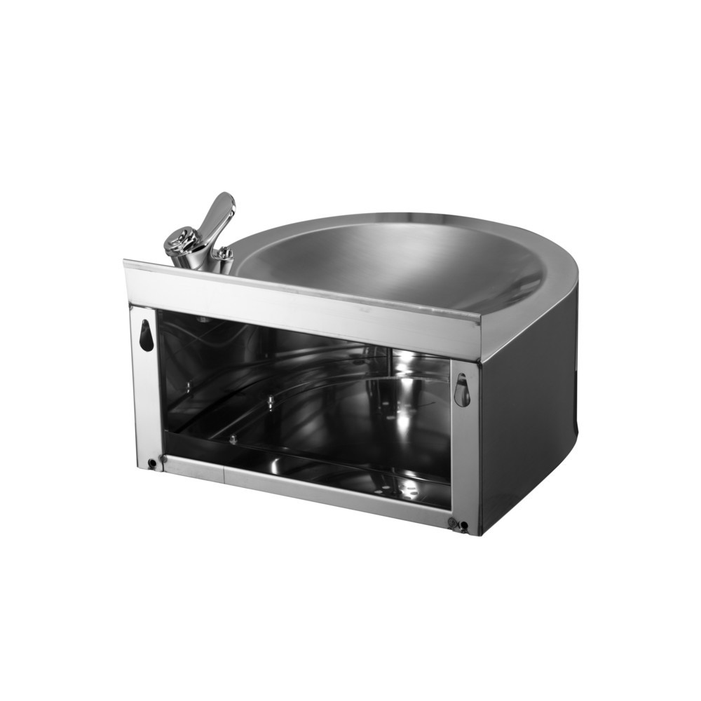 Número de imagen del producto 2: Fuente de agua potable Air-Wolf con chorro de agua en arco, de acero inoxidable cepillado