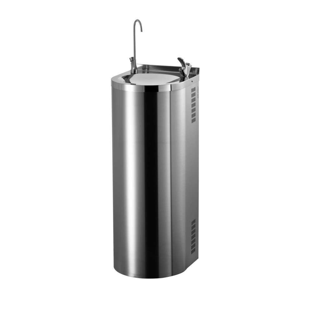Imagen del producto: Fuente de agua potable Air-Wolf, semicolumna de acero inoxidable V2A cepillado