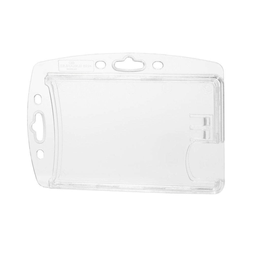 Número de imagen del producto 1: Funda rígida DURABLE para 2 carnés de empresa, sin sujeción