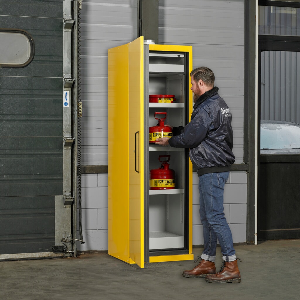 Armario ignífugo Justrite® EN F90, 1 puerta Número de imagen del producto 2: Armario ignífugo Justrite® EN F90, 1 puerta