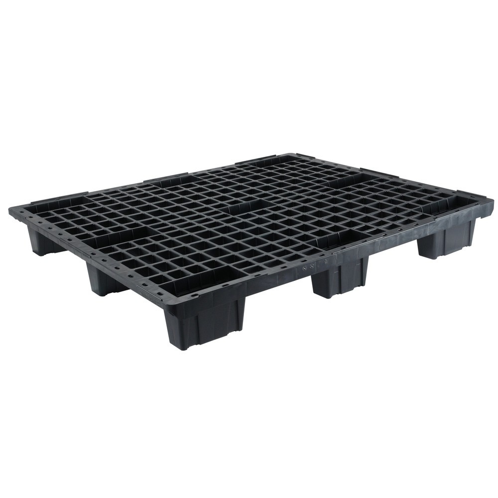 Imagen del producto: Palet ligero HDPE, capacidad de carga estática 1800 kg, 1200 x 800 mm, 9 pies