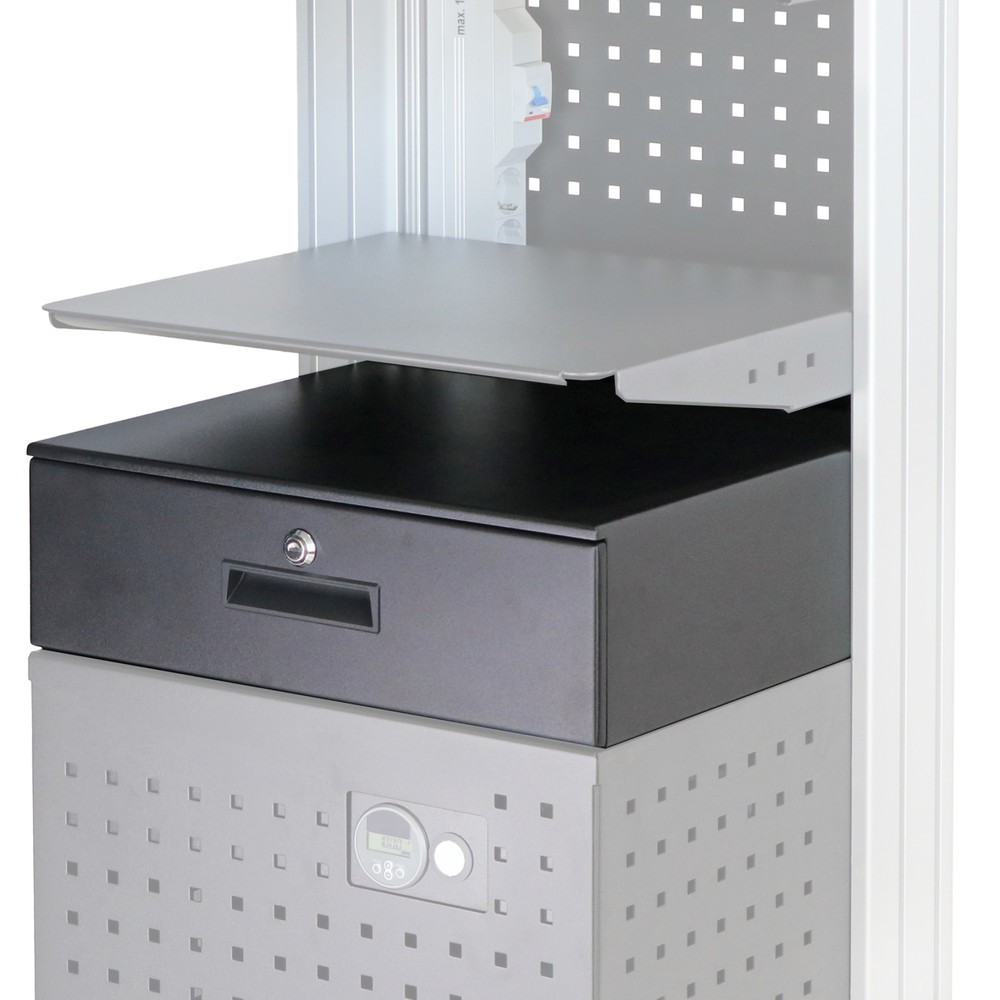 Número de imagen del producto 2: Gaveta B500-165 con cerradura para el puesto de trabajo móvil WMD de Jungheinrich