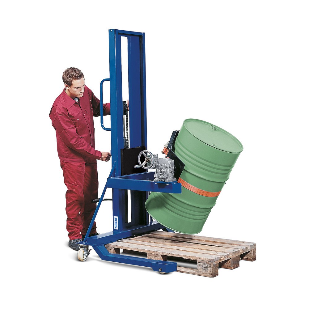 Número de imagen del producto 5: Girabarriles 360°, CC 300 kg, con pedal, altura de elevación 0-1.400 mm