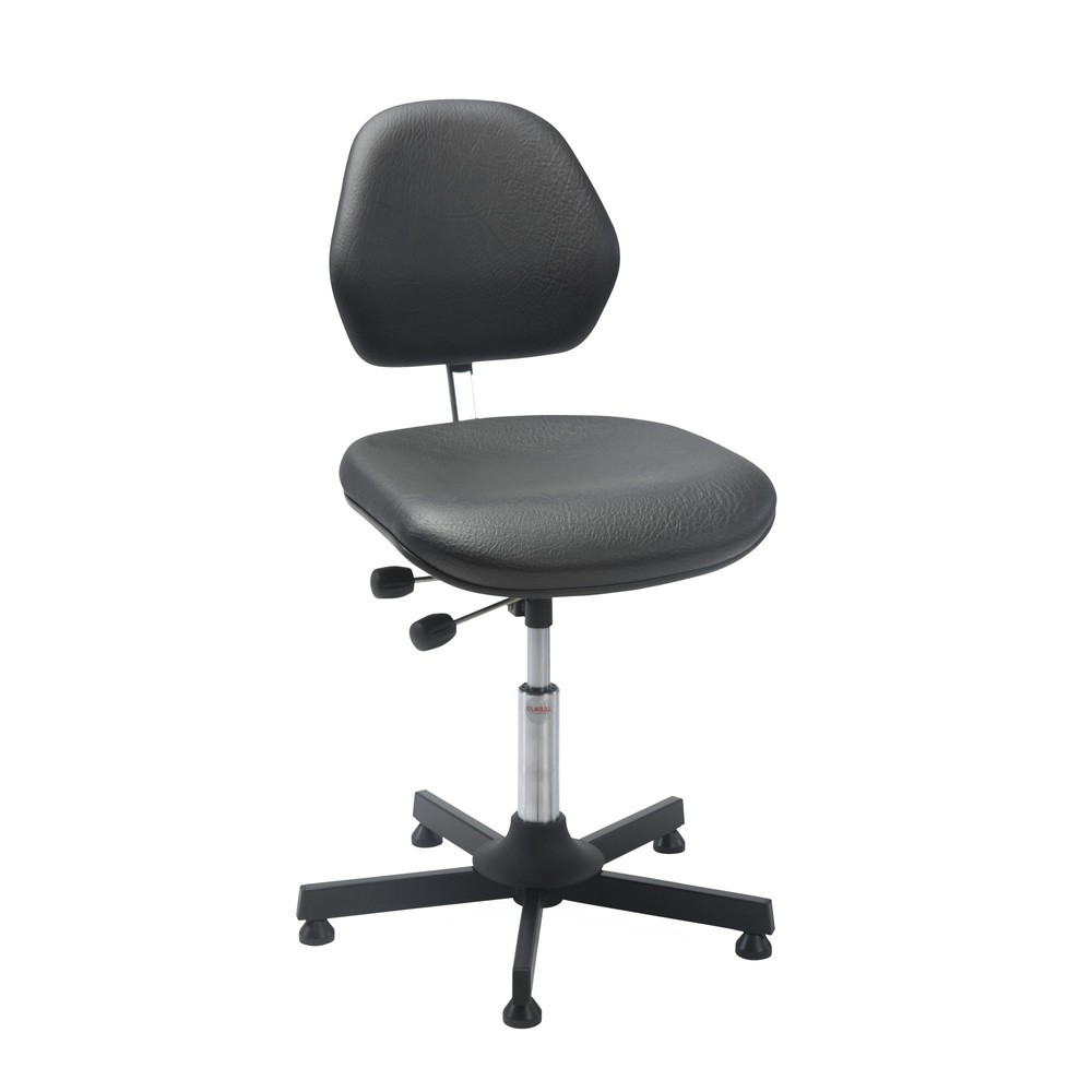 Imagen del producto: Global Stole A/S Silla giratoria Aktiv Alba, altura de construcción del asiento 610-800 mm, símil piel, base de acero