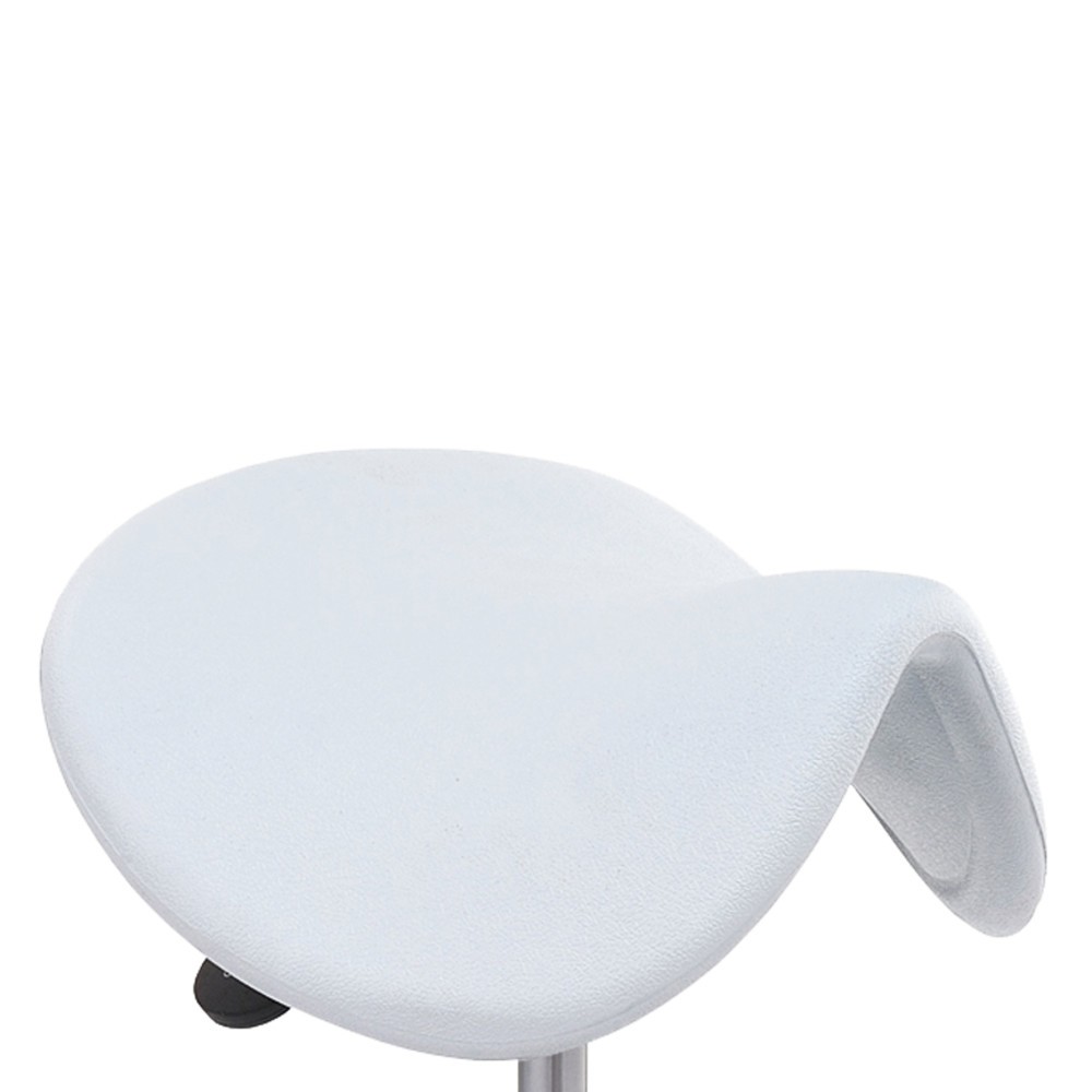 Número de imagen del producto 2: Global Stole A/S Taburete ergonómico, sillín PU, altura de construcción asiento 480-550 mm, ruedas, negro