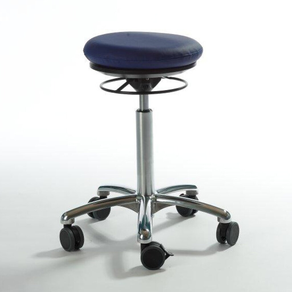 Global Stole A/S Taburete Pilates, asiento de piel sintética, altura de construcción del asiento 540-730 mm, azul Imagen del producto: Global Stole A/S Taburete Pilates, asiento de piel sintética, altura de construcción del asiento 540-730 mm, azul