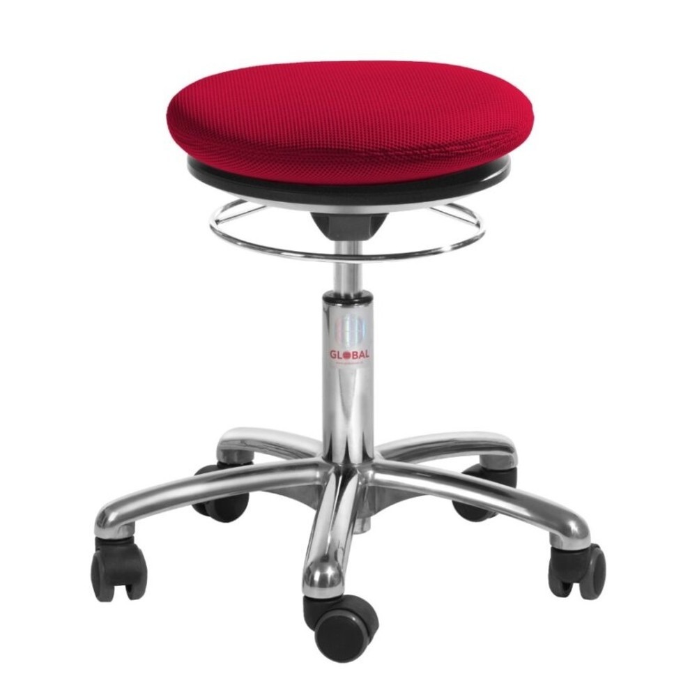Imagen del producto: Global Stole A/S Taburete de tela Pilates 3D, altura del asiento 450-580 mm, rojo