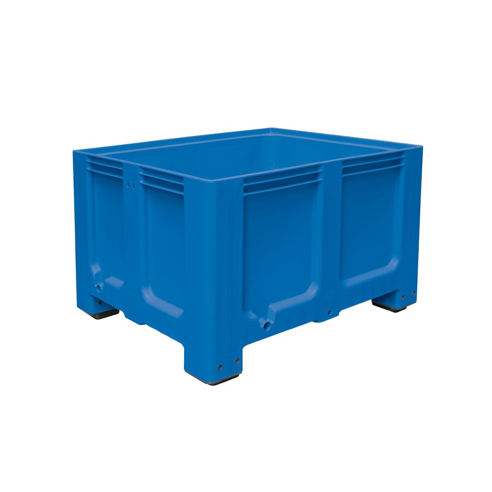 Imagen del producto: Gran contenedor de polietileno, 610 litros, con pies, azul