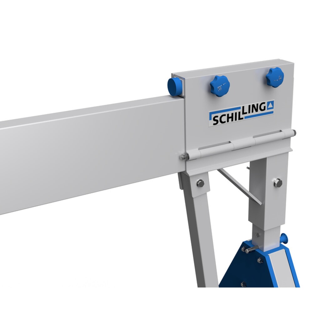 Grúa pórtico de aluminio SCHILLING con soporte divisible, punto de enganche 2.310-4.010 mm, CC 500 kg Número de imagen del producto 4: Grúa pórtico de aluminio SCHILLING con soporte divisible, punto de enganche 2.310-4.010 mm, CC 500 kg