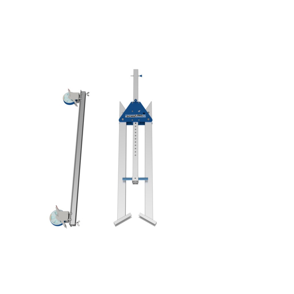Grúa pórtico de aluminio SCHILLING con soporte divisible, móvil, altura total máxima 3.470 mm, CC 500 kg Número de imagen del producto 5: Grúa pórtico de aluminio SCHILLING con soporte divisible, móvil, altura total máxima 3.470 mm, CC 500 kg