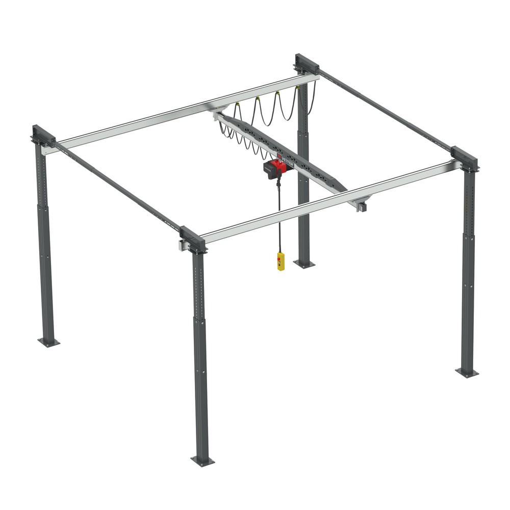 Imagen del producto: Grúa pórtico de doble riel VETTER ErgoLine®, proyección 2,420 mm, capacidad de carga 125 kg