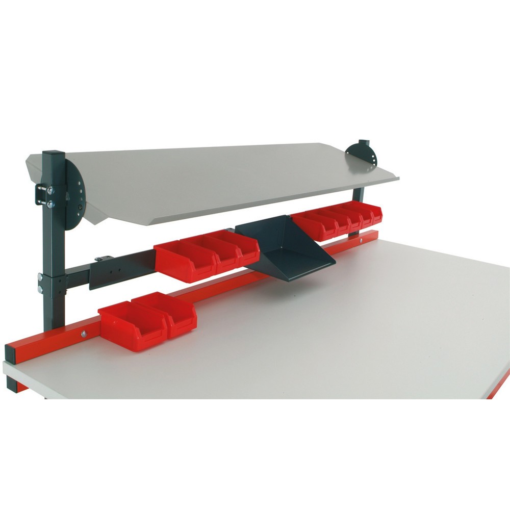 Número de imagen del producto 4: Guía de soporte con gavetas para sistema de mesa de embalaje Rocholz, incl. 5 gavetas