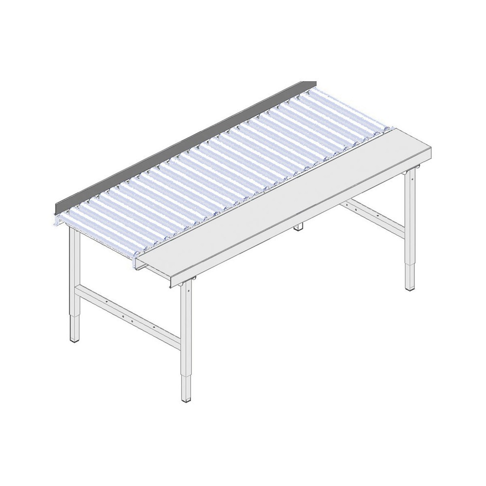 Número de imagen del producto 3: Guía lateral para sistema de mesa de embalaje Rocholz, apto para mesa con rodillos